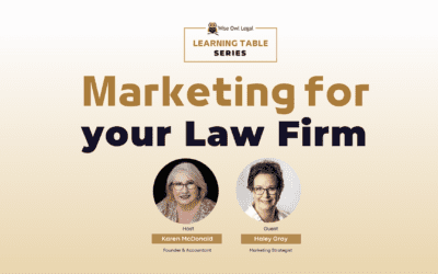 January 2025 Learning Table: Marketing for Your Law Firm